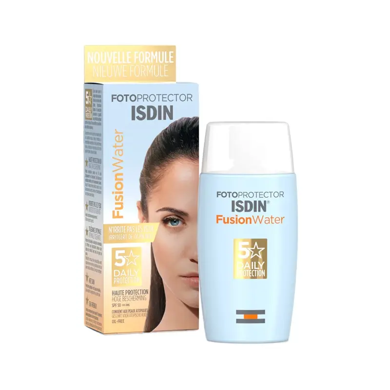 کرم ضد آفتاب مدل فیوژن واتر fusion water حجم 50 میل ایزدین