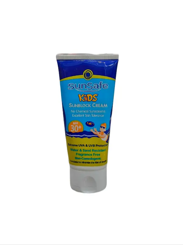 کرم ضد آفتاب کودکان spf30 حجم 50میل سان سیف