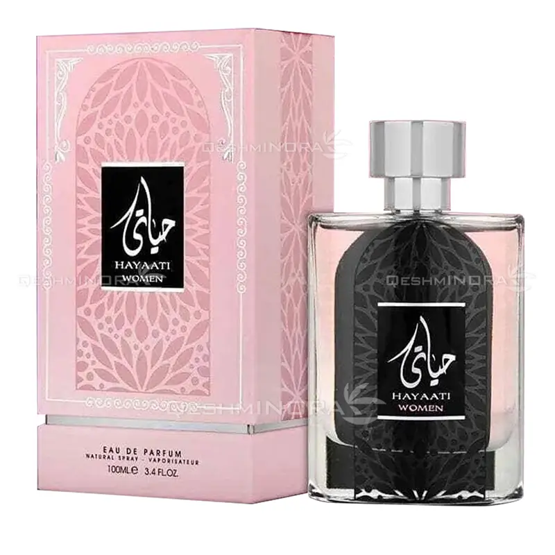 عطر ادکلن حیاتی صورتی زنانه ارض الزعفران Hayaati women {اتکلان}