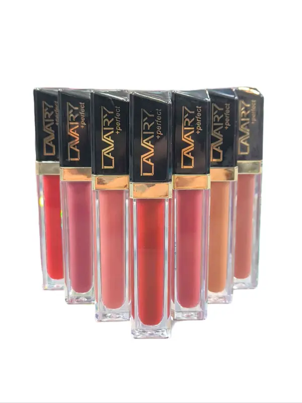 رژلب مایع بدون سرب لاواری LAVARY Lip Gloss در20رنگ عالی