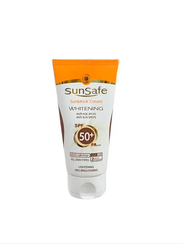 کرم ضد آفتاب سان سیف روشن کننده پوست SPF50 رنگی