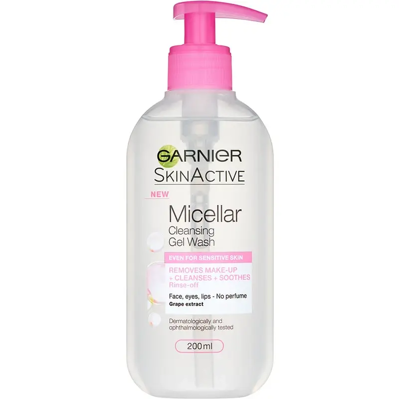 ژل شستشوی صورت گارنیر(گارنیه) مدل GARNIER SKIN NATURALS MICELLAR